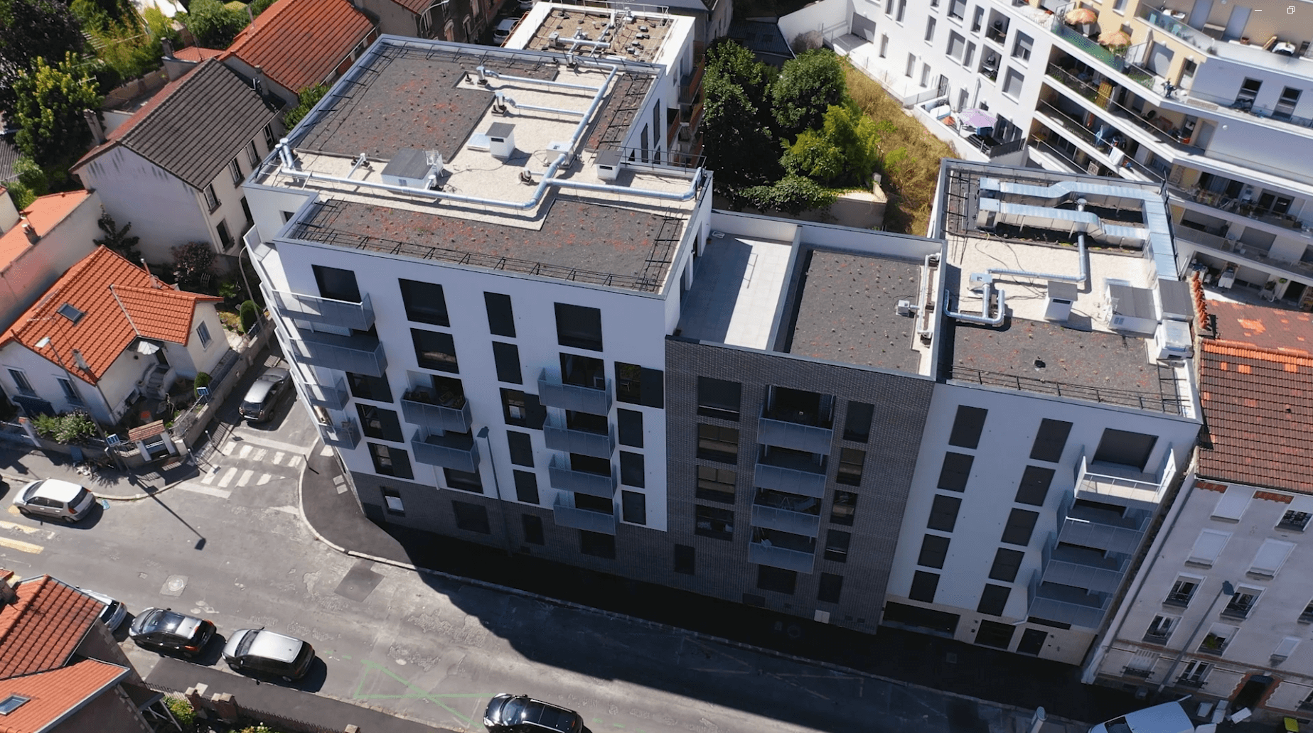 Construction d’un immeuble collectif à Arcueil livrée sous la responsabilité du futur fondateur d’Aedifici'hom, Nicolas DORGLER, alors conducteur de travaux pour un grand groupe du bâtiment.